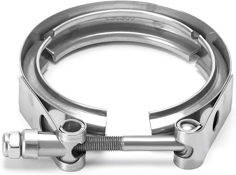 NYTKL 3 Inch V Band Clamp,Male Female 304 Stainless Steel Quick Release Flange Exhaust Clamp, V-Band for Pickup Truck Turbo Downpipe Exchange Exhaust Systems, Car Accessories - Image 1